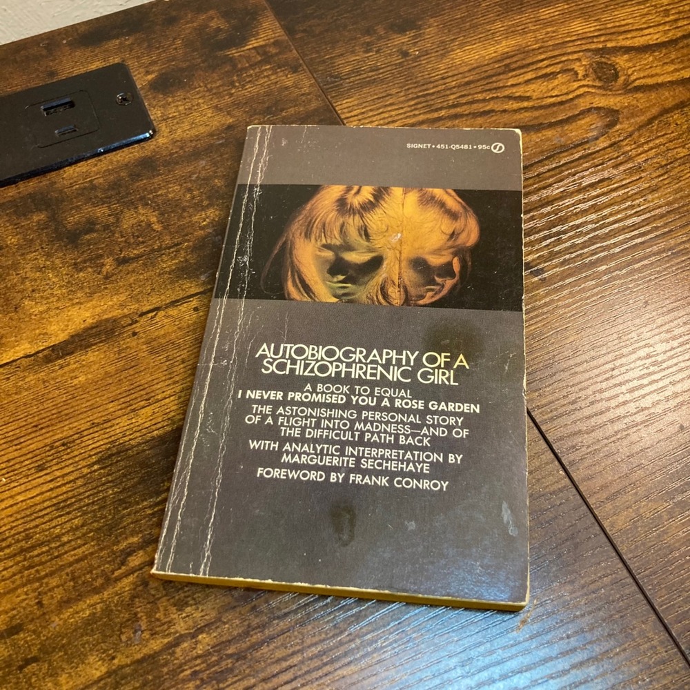 Autobiography of a Schizophrenic Girl Vintage Paperback Psychosis Mental Health